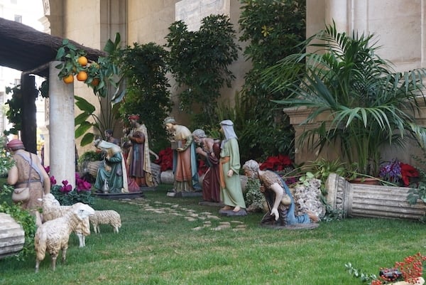 Take a walk around town and visit all the belenes! It's a classic tradition in Valencia in December.