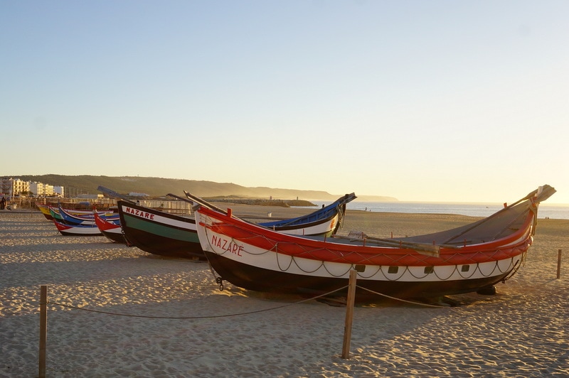 Central Portugal, Nazaré fishing boats