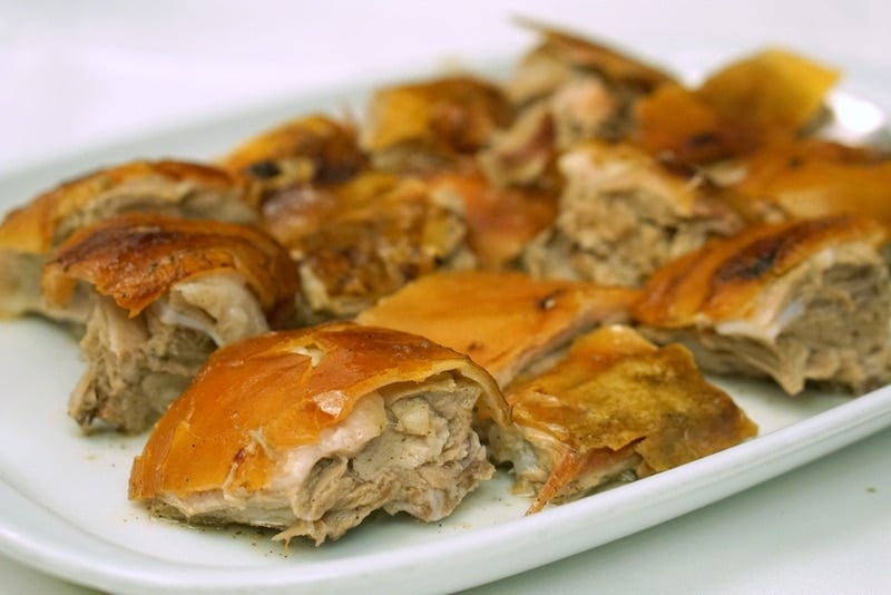 Suckling pig in Portugal; traditional Portuguese food
