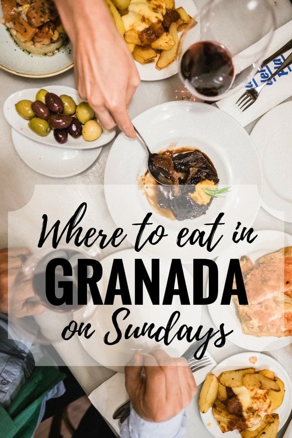 Not sure where to eat in Granada on Sundays? No worries! Here are some of our top picks for a delicious meal to end your weekend right.