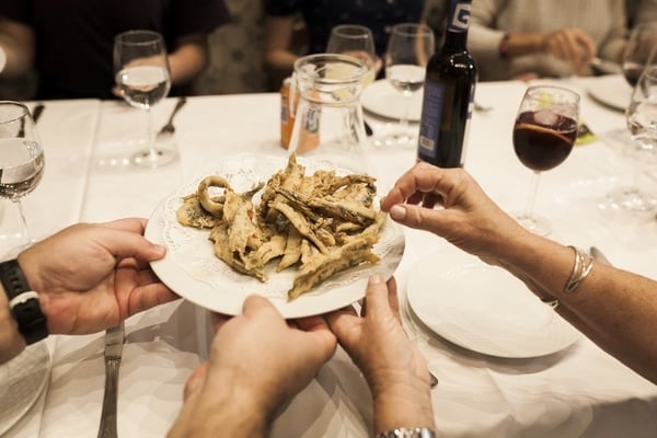 If you're wondering where to eat in Granada on Sundays, look no further than Bar Los Diamantes for the best fried fish in town!