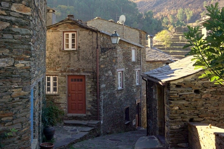 The beautiful Piódão houses.