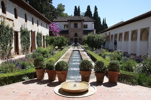 It's a classic, but one of the best parks in Granada is the Generalife inside the Alhambra. It's well worth the price of admission!