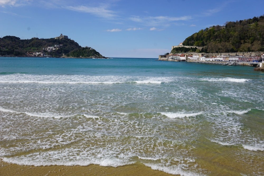 La Concha, San Sebastian's beach.