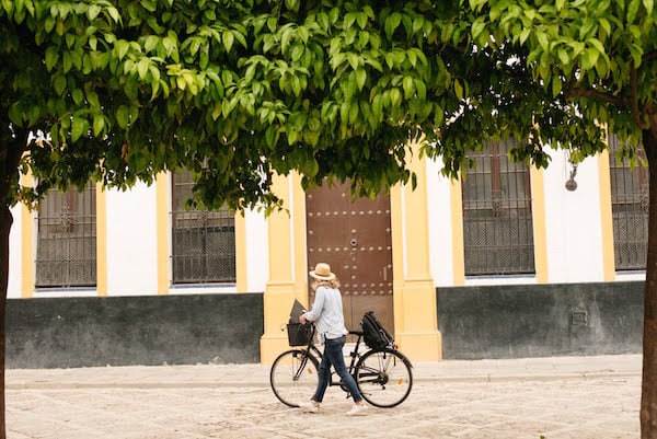 One of the best forms of public transportation in Granada: renting bikes!