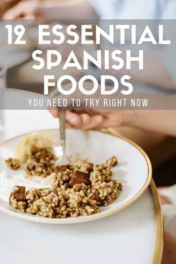 Traditional Spanish food is so much more than just paella (even though, yes, the classic rice dish is a standout)! These 12 foods from Spain are as authentic as it gets. I've even included recipes where applicable so you can wow your friends or family at your next dinner! #Spain #foodie