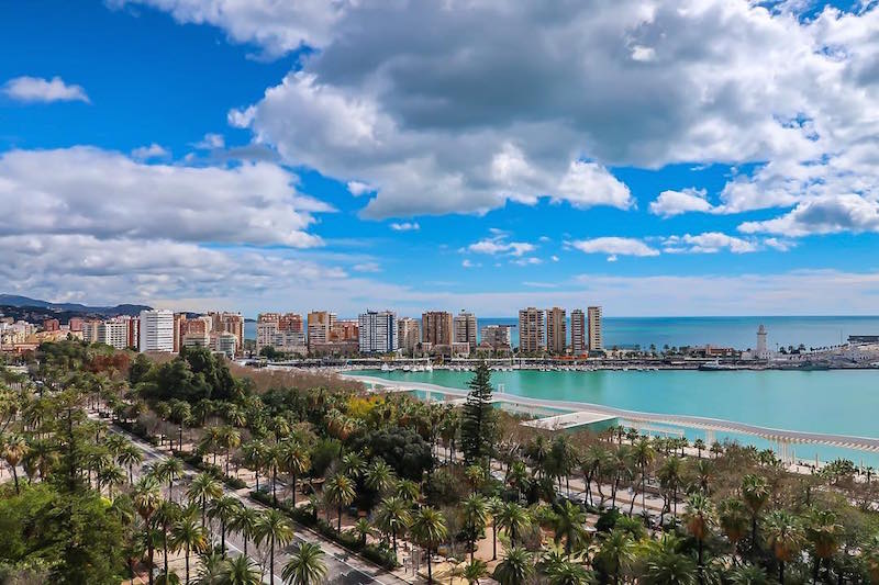 With this incredible rooftop view, it's no wonder why the AC Marriott is one of our favorite hotels with pools in Malaga!