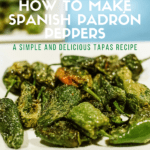 Padron peppers recipe pinterest image