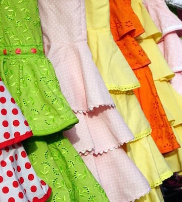 Pick up a flamenco dress at El Rocío while you're out boutique shopping in Granada!
