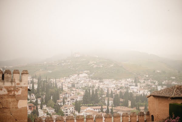 One of the best views of Granada is a classic: the Albayzín as seen from the Alhambra.