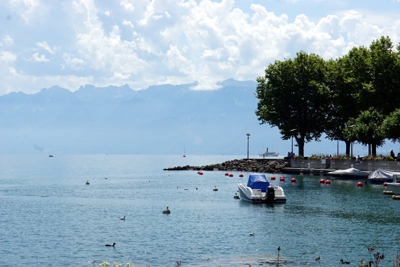 Lac Léman Lake Geneva Lausanne