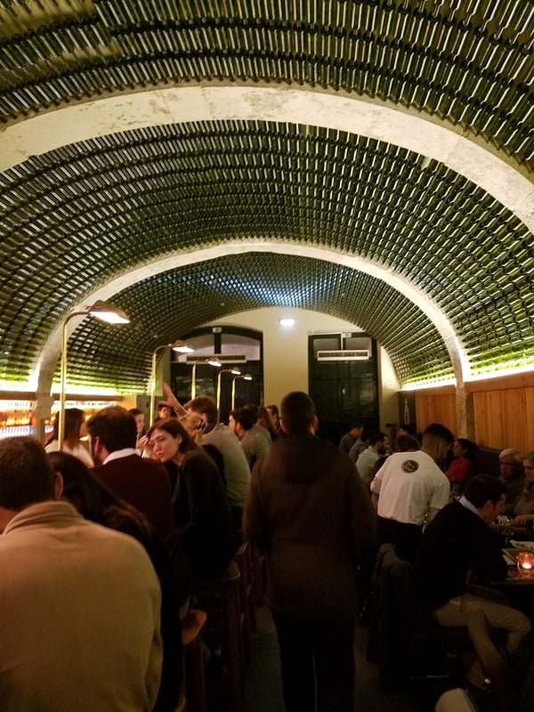 The very cool design at By the Wine - where to eat and drink in Lisbon