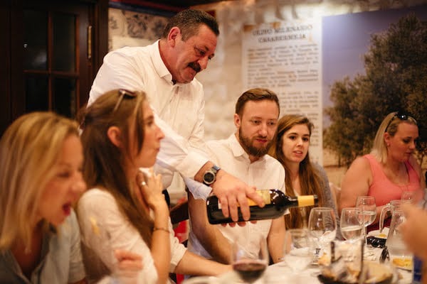 Mesón Mariano is where to eat near the cathedral in Malaga for a traditional, family-style meal.