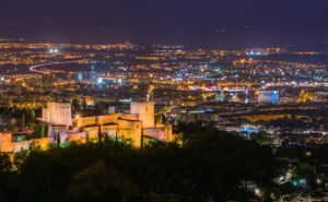 Some of the best views of Granada—like this one from San Miguel Alto—look even better at night!
