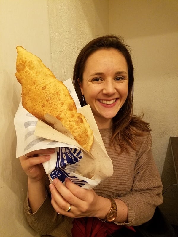 Pizza fritta in Naples - Must try foods in Naples