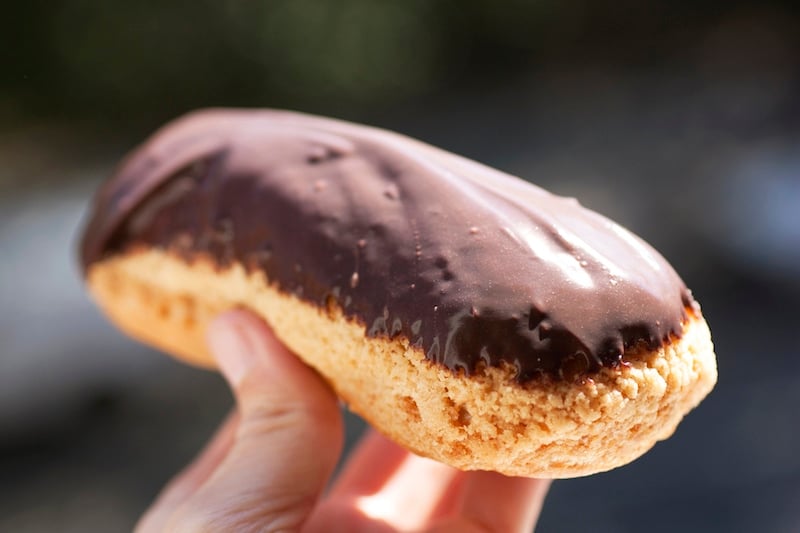 Delicious eclairs are one of the top 12 foods in Paris.