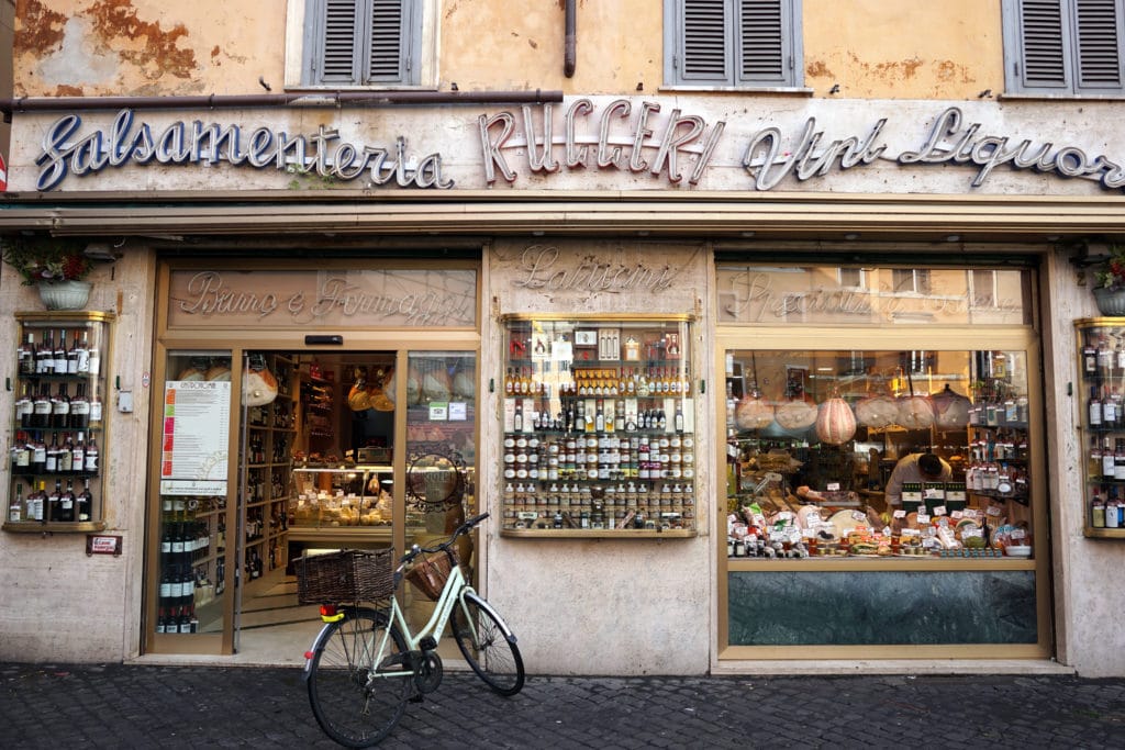 Must try foods in Rome - Traditional Rome deli