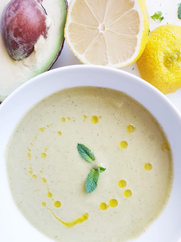 Delicious and healthy green gazpacho. My favorite cold Spanish soups.