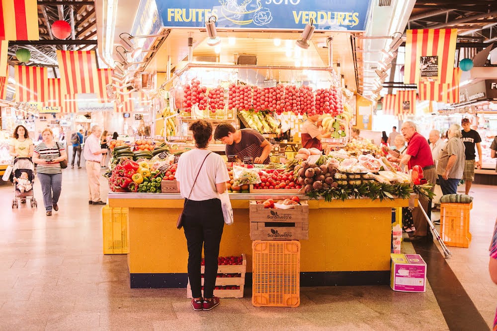 Foodies shopping in the Born neighborhood in Barcelona won't want to miss the Santa Caterina Market.