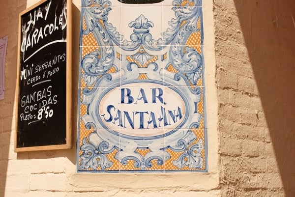 Bar Santa Ana - Triana neighborhood, Seville