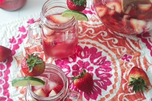 Rose Sangria Recipe, for a pitcher.