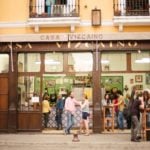 self guided tapas tour Seville - vermouth at casa vizcaino