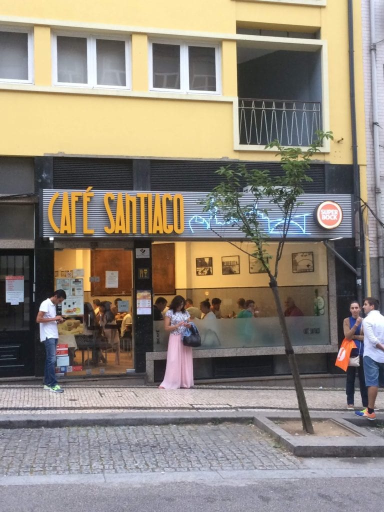 Café Santiago is one of the best places to try a Francesinha, one of Portugal's most famous dishes.