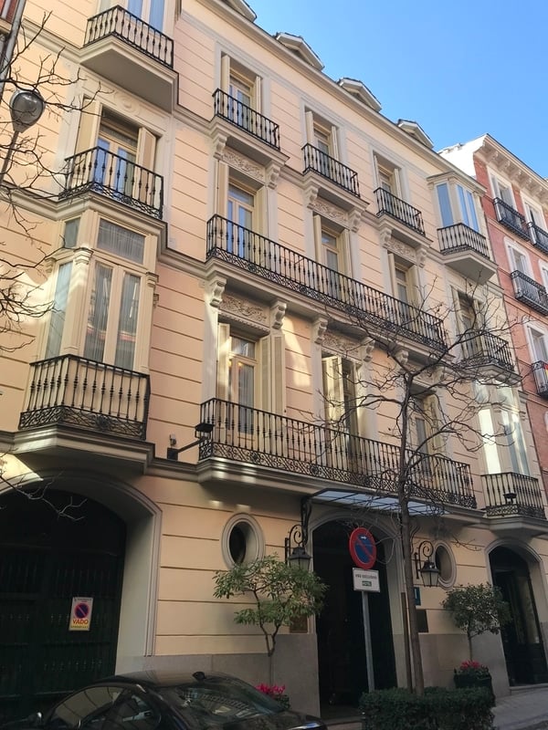 sustainable guide to Madrid - Hotel Orfila exterior