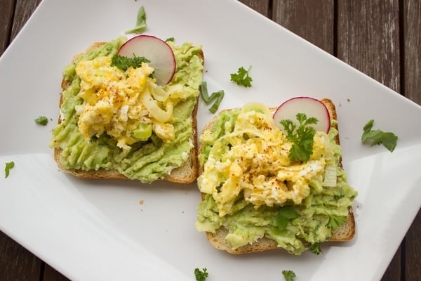 Vegetarian San Sebastian: avocado toast