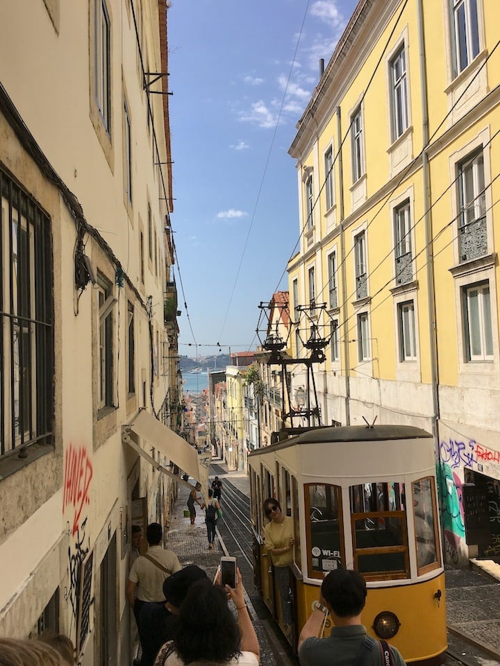 Beautiful views of the city on a food tour in Lisbon.