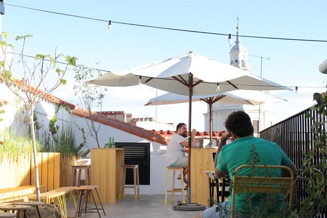 Rooftop at Hat Hostel Madrid - best hostels in Madrid