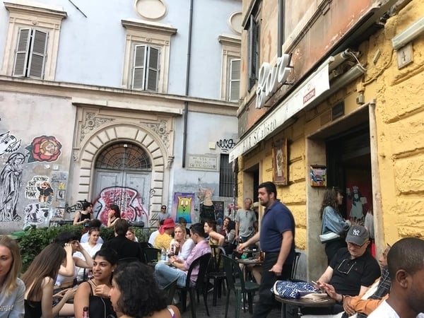 A hidden bar in Rome that hasn't changed at all in decades. 