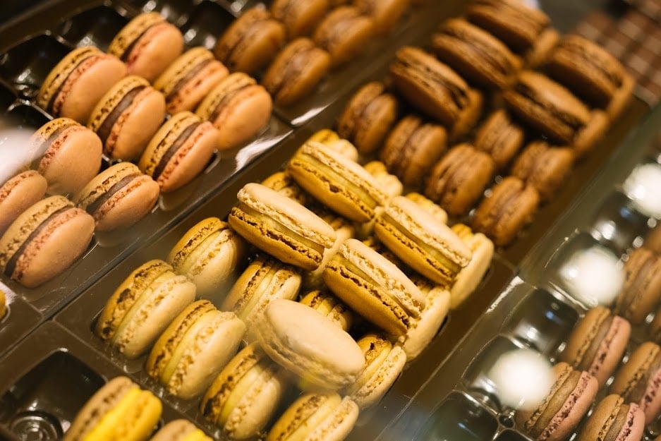 Macarons for sale in Paris