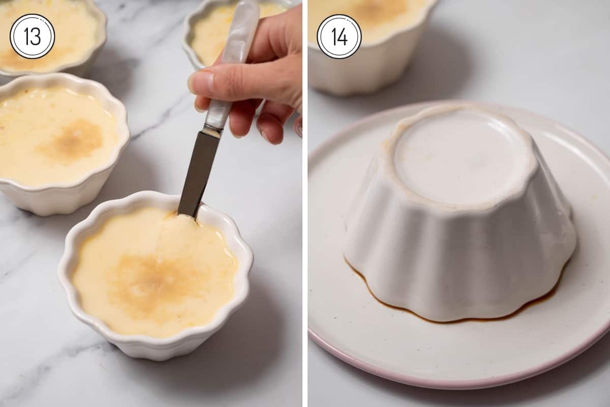 Mini discount flan pans