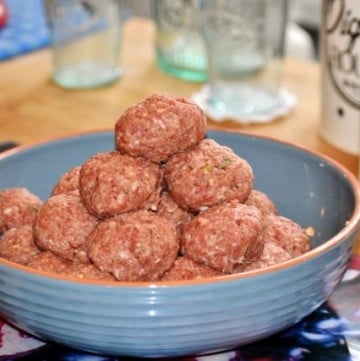 Spanish chorizo meatballs