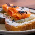 salmon and cream cheese pintxo recipe