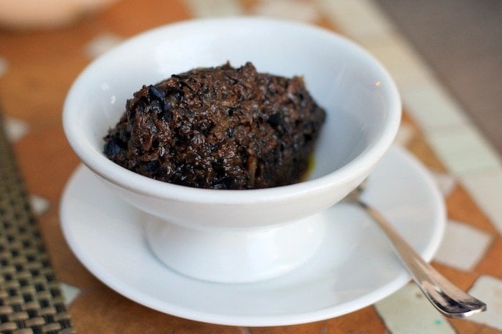 Spanish black olive tapenade