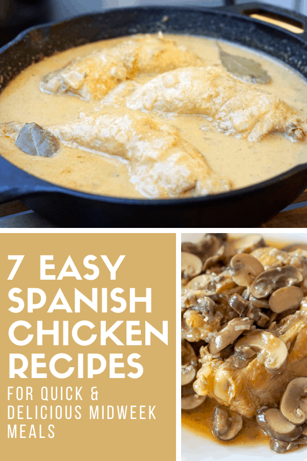 These typical Spanish chicken recipes are perfect for a number of reasons. They make easy dinners on weeknights, and they're quite easy to make with products that can easily be found outside of Spain. Some of them even come together in one pot! Plus, chicken is one of the best meals for families. Learn how to make seven of my favorite Spanish chicken dishes here!