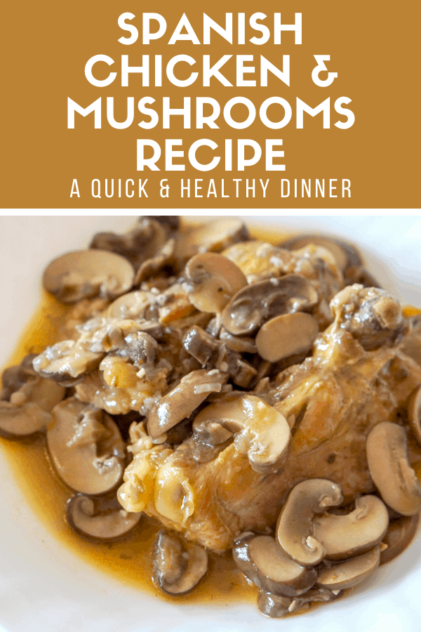 Chicken is one of my favorite meals due to how healthy, inexpensive and versatile it is. And this Spanish chicken with mushrooms recipe is especially perfect for when you want an easy but impressive dinner! Just be sure to serve this authentic dish with your favorite Spanish red wine for the full experience.