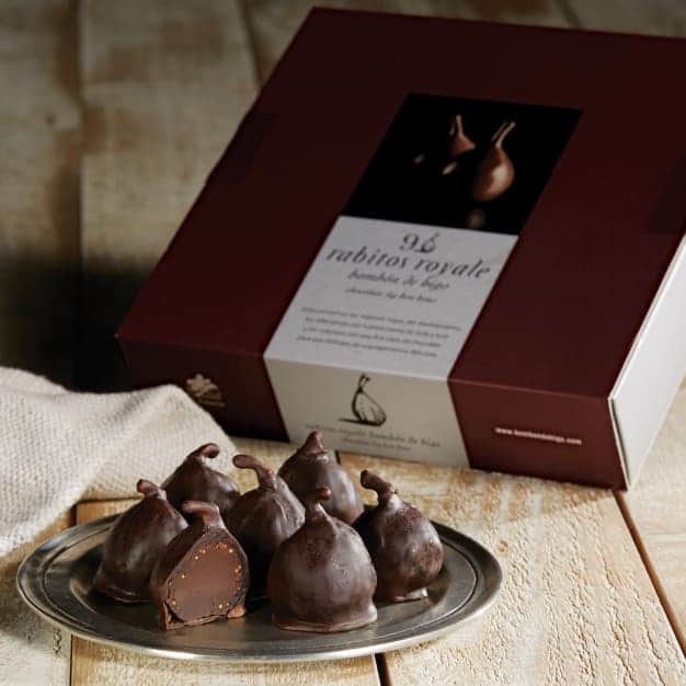 Spanish chocolate covered figs