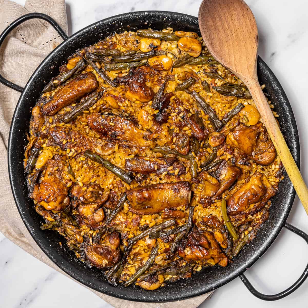 Cast Iron Paella Recipe by Tasty