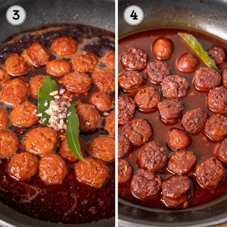 Chorizo al Vino Tinto Recipe (Chorizo in Red Wine) - Spanish Sabores